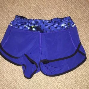 Blue lululemon shorts